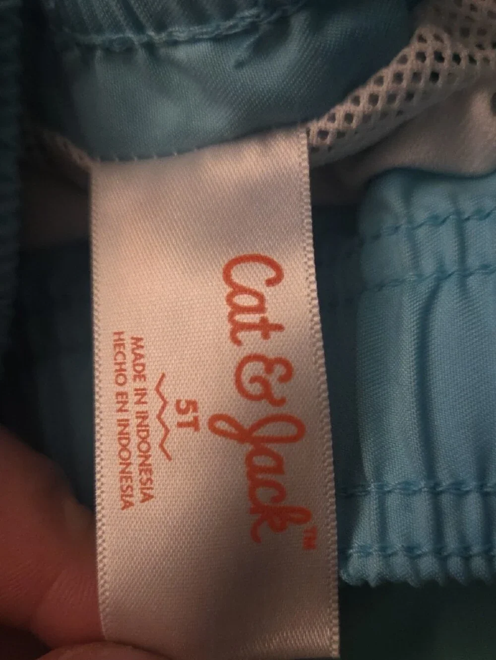 Cat & Jack Boys Mint Green Swim Trunks